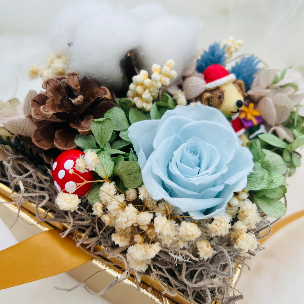 Luxury Flower Box | Christmas Doggie
