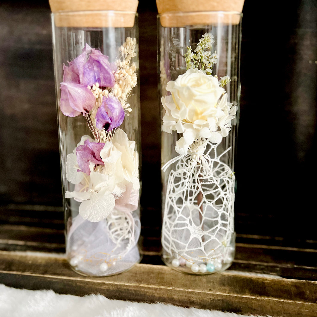 LED Light Glass Jar | Calming Rose